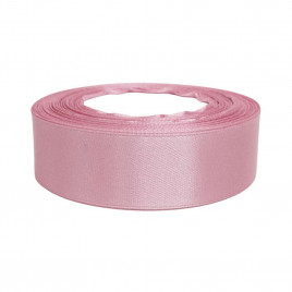 Лента атласная розовый пион размер 2,5см*23м