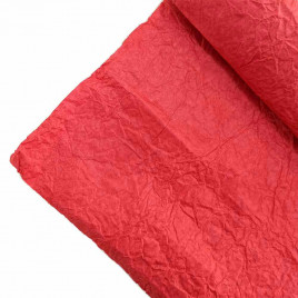 Бумага жатая однотонная красная размер 70см*5м
